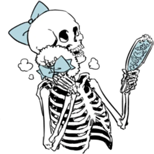 squelette, skeleton, squelette art, squelette mignon, motif squelette