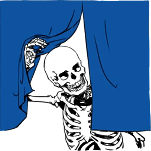 скелет, темнота, skeleton, skeleton art, скелет рисунок