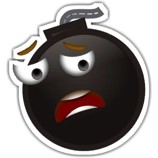 anger, an angry smiling face, black smiling face, smiley face bomb