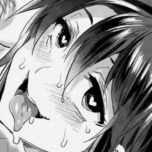 ahegao, anime manga, dora aheago, ahegao mikoto, anime ahegao black white