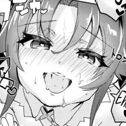 manga ahegao, anime ahegao, manga ahegao feis, anime ahegao manga, ahegao bianco nero