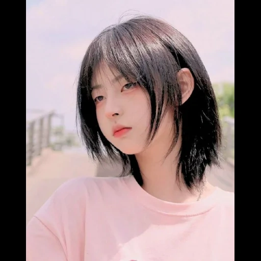 justinaxie, justina xie, chica de barbero, cabello corto, cabello corto coreano