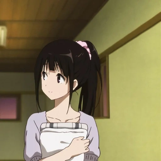 hanako kun, animação é fofa, animação hyouka, menina anime, papel de animação