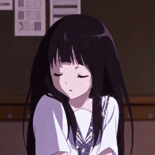 figura, hecca chitanda, menina anime, animação chitanda, kachidanda sakura