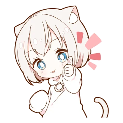 innere medizin, mini uchiko, anime cute, anime mini neko, anime niedliche muster