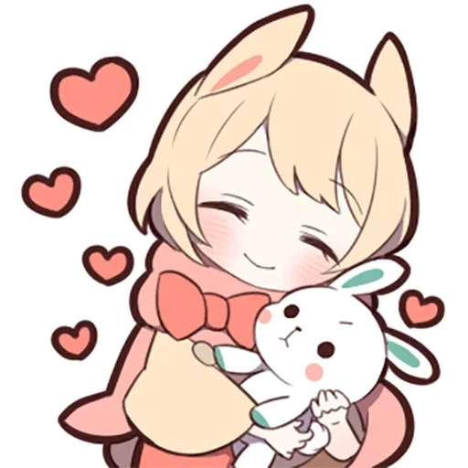 anime, kelinci, kekasih, sweetie bunny, mila vanila daughter 2021
