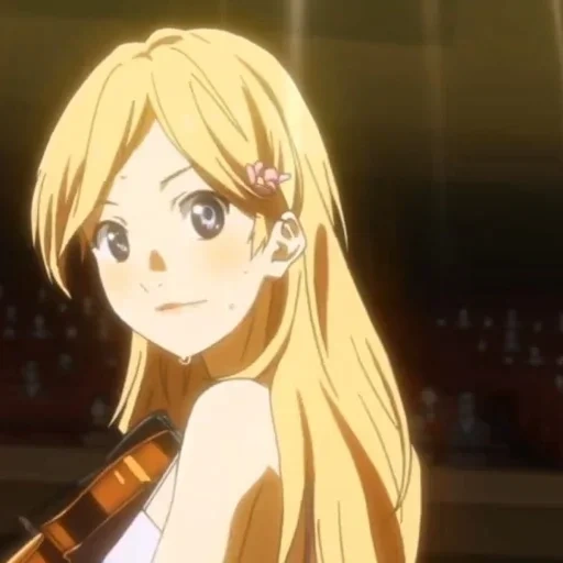 miyazono kaori, cartoon character, the legend of kaoru, your april lies, anime stills of your lies in april