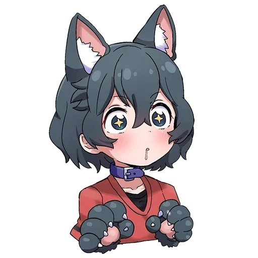 animation, animation art, animation art, anime petplay, kemono friends neco