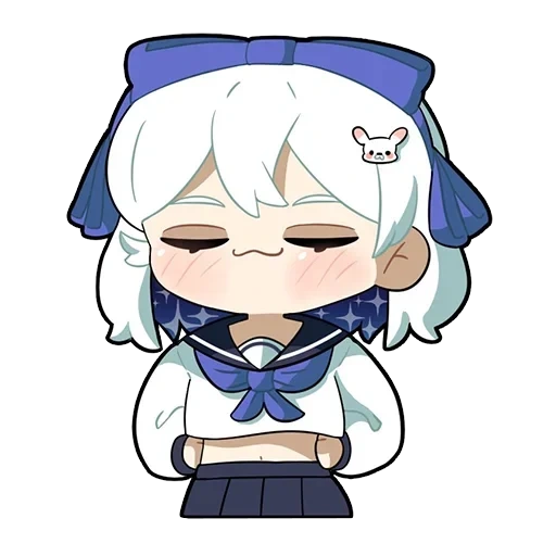 pack, travessa do céu vermelho, personagem de anime, azur lane z23 chibi