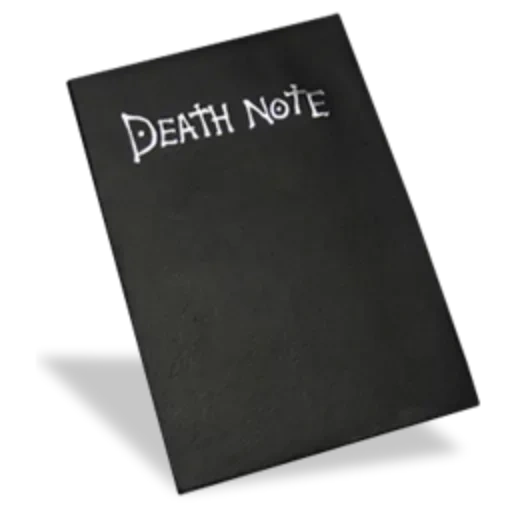 death note, notepad kematian, notepad kematian, notebook terbuka notebook mati