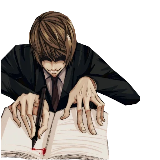 death note, nota di morte della vita, nota di morte yagami, nota di morte yagami leggera