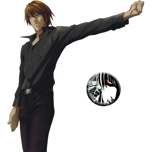 yagami light, nota di morte yagami, yagami light full growth, nota di morte yagami light, nota di morte di yagami light full growth