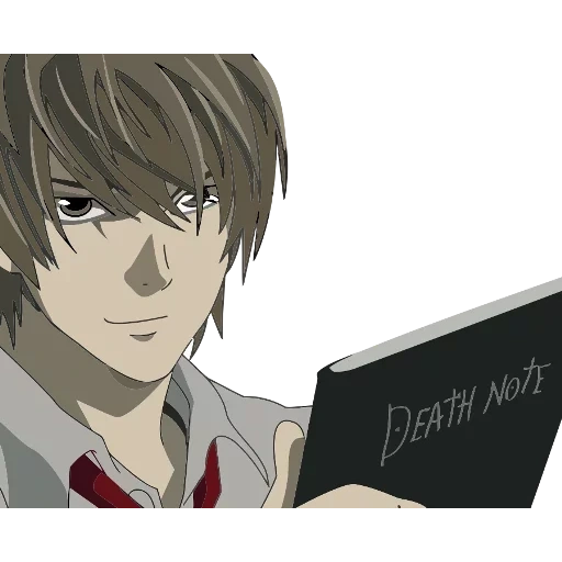 yagami léger, yagami light kira, note de mort de vie, note de mort anime légère, note de mort yagami plans légers