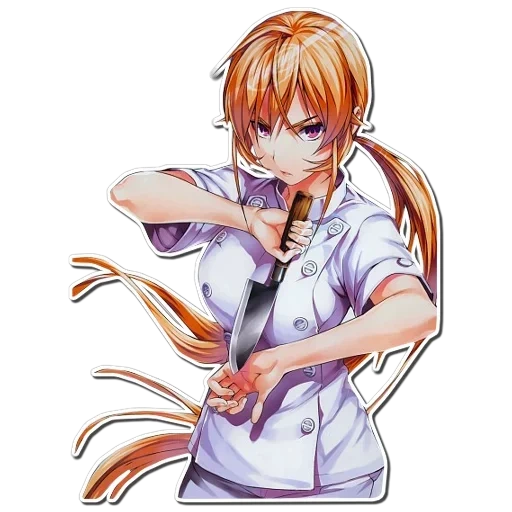 эрина накири, нацумэ shokugeki, shokugeki no soma, накири эрина аниме, повар боец сома накири эрина