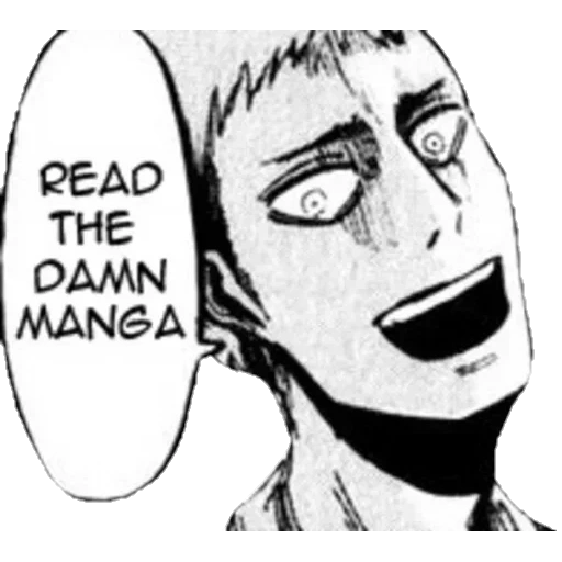 manga, attack of the titans, what is it eren, jean kirsstean manga, manga control of titans attack