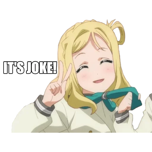 anime d'accord, mari ohara, personnages d'anime, blondes d'anime