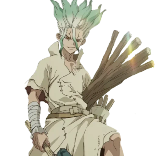 dr stone, anime dr stone, senku stone, tezuken stone, stone stone ray