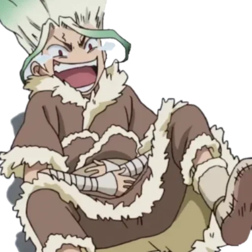 dr stone, dr stone, stone chibi, anime dr stone, senku stone