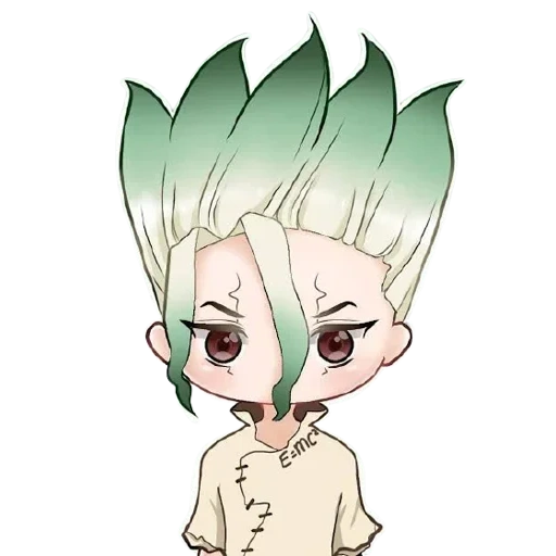 dr stone senkuu, dr stone sanko chibi, anime dr stone chibi, dr stone senka chibi, anime dr stone affondò