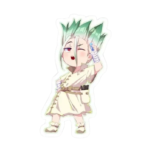 personnages d'anime, dr stone art, anime dr stone chibi, dr stone senka chibi, anime dr stone asagiri