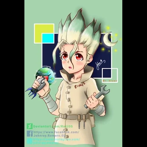 dr stone sanko chibi, anime dr stone chibi, dr stone senka chibi, anime de chibi dr stone, dr stone senka ishigami