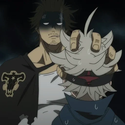 black clover, black clover, anime characters, black clover anime anidab, black clover asta against dante