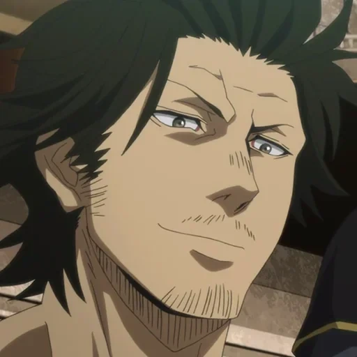 clover hitam, yami black clover, gordon black clover, kapten yami black clover, yami sukehiro black clover