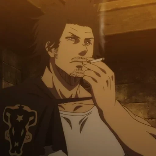 sukehiro, black clover, yami sukehiro, yami sukehiro frame, black clover anime