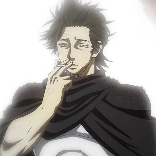 anime, human, yami sukehiro, anime characters, yami black clover