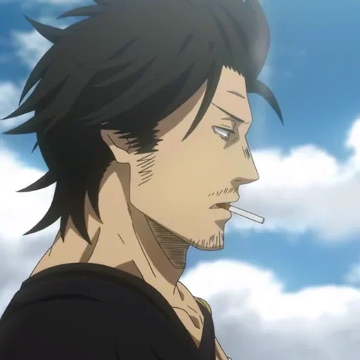 trébol negro, trébol negro, clover negro de caín, capitán yami clover negro, anime black clover series 146