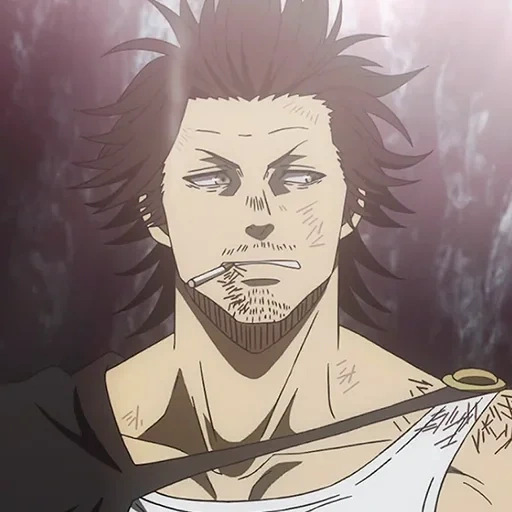 personaggi anime, yami black clover, capitano black clover yami, black clover yami sukekhiro, anime black clover captain yami