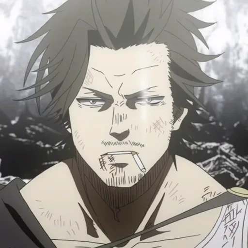 schwarzer klee, anime charaktere, schwarzer klee kapitän yami, schwarzer klee yami sukekhiro, yami sukehiro black clover