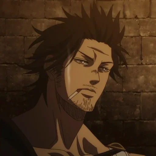 trèfle noir, personnages d'anime, trèfle noir yami, capitaine yami black clover, black clover saison 1 episode 51