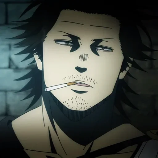 sukehiro, re artù, yami sukehiro, personaggi anime, morte yami black clover