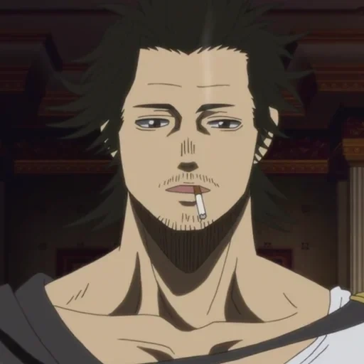 idées d'anime, trèfle noir, personnages d'anime, capitaine yami black clover, capitaine yami black clover evil