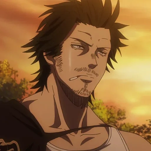 anime, clover hitam, yami sukehiro, yami black clover, anime yami sukekhiro