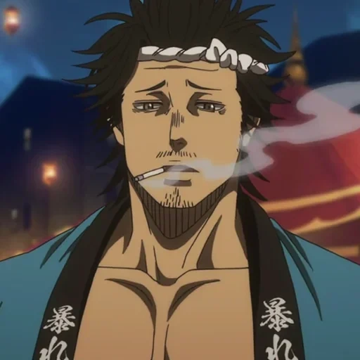 sukehiro, black clover, yami sukehiro, капитан ями черный клевер, ями сукехиро черный клевер