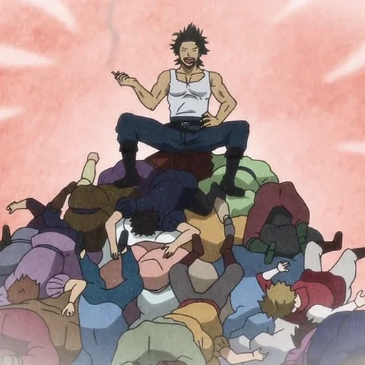 anime, episode 34, yami sukehiro, anime characters, black clover yami