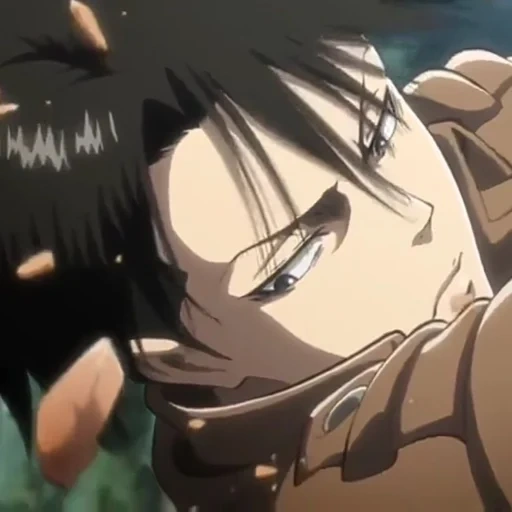 titan's attack, levy ackerman, levy crying screen, titan's attack levy, titan attack corporal levy