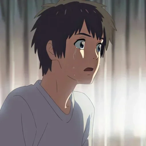 makoto sinkai, your name, your name is tatiban, your name anime still, characters anime