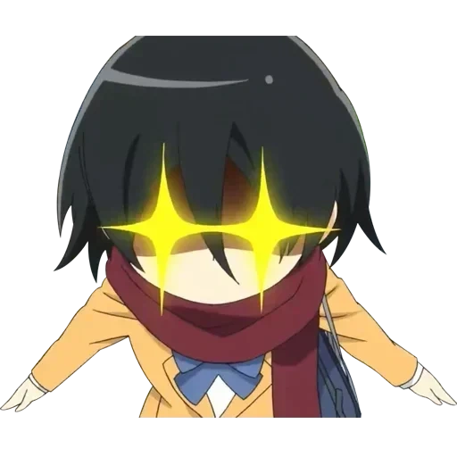 vignette tsukinosa, pichupido 10 horas, personajes de anime, icono de anime, watamote tomoko