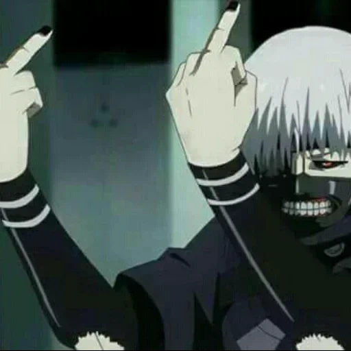 tokyo ghoul, kaneki ken tokysky ghul, kaneki ken, kaneki tokysky ghul, kaneki ken finger