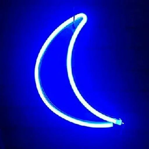 flexibler neon, neonmond, neonlampe, neonlampen wand, light luna neon