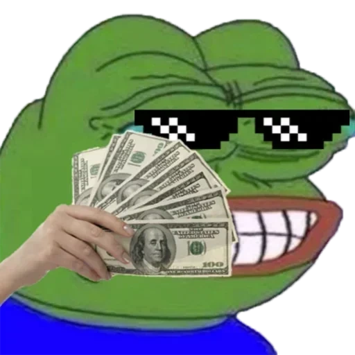 money, pepe the frog