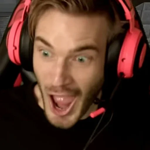 young man, pewdiepie, pitty sent his wife, piddy pie heart, pewdiepie