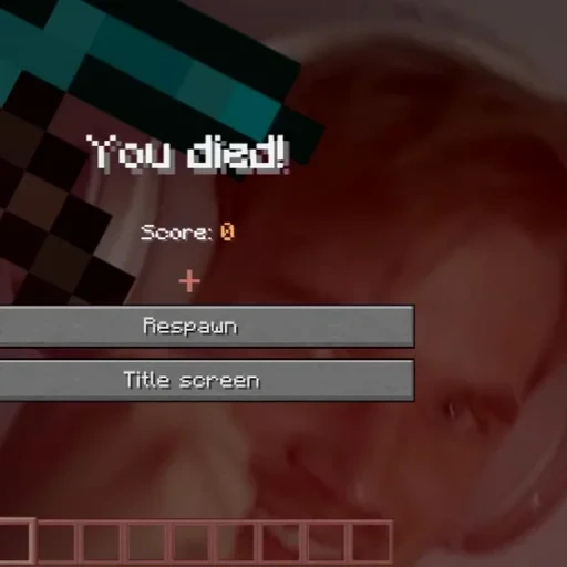 captura de tela, minecraft, morte para minecraft, você morreu minecraft, tela da morte minecraft