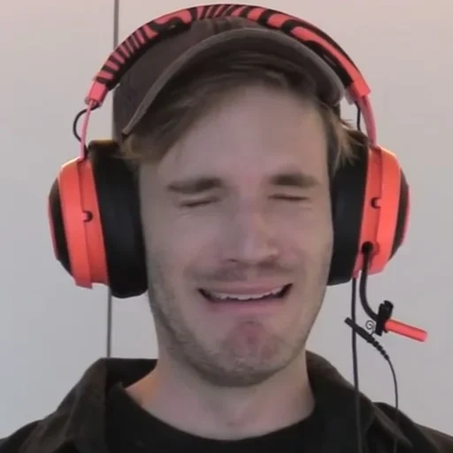 young man, people, pewdiepie, alex plays with his face, screaming pewdiepie