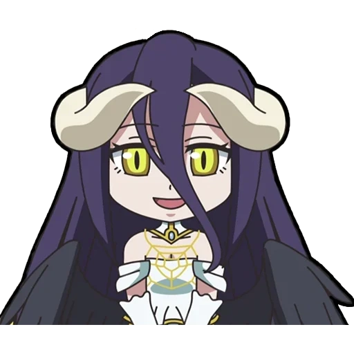 albedo, albedo de chibi, rei do albedo, rei do albedo de chibi