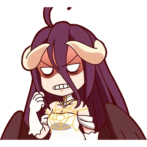 albédo, albedo chibi, vladyka albedo chibi