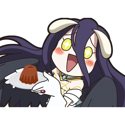 albédo, albedo chibi, albedo chibik, lord albedo